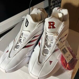 Adidas White and Red Sneakers